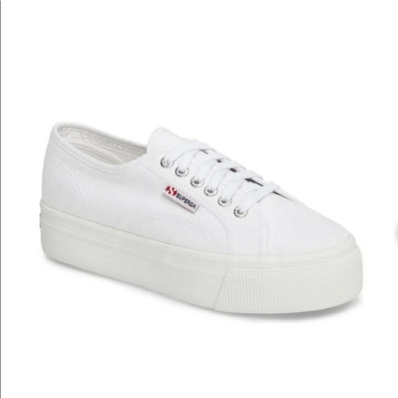 platform canvas shoes